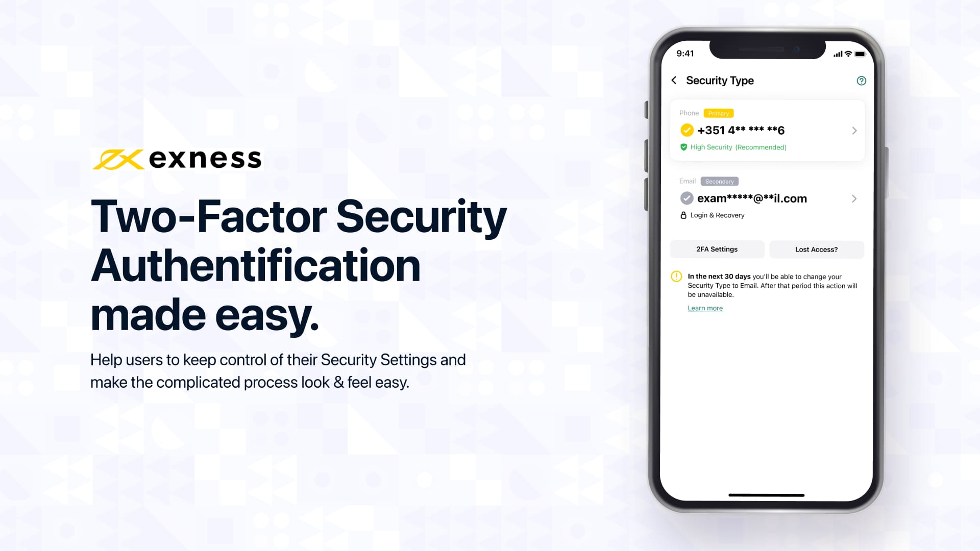 🔐 Authentification à Deux Facteurs sur Exness : Comment l'Activer